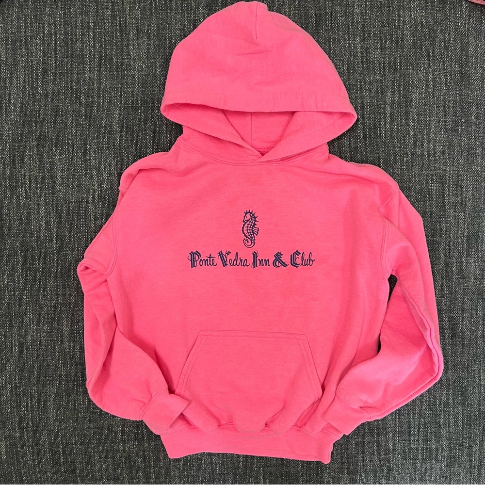 Ponte Vedra Inn & Club Pink Hoodie Youth Medium